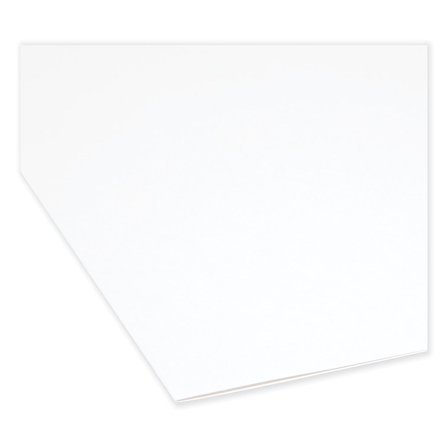 Smead Reinforced Top Tab Colored File Folders, Straight Tabs, Letter Size, 0.75" Expansion, White, 100/Box (12810)