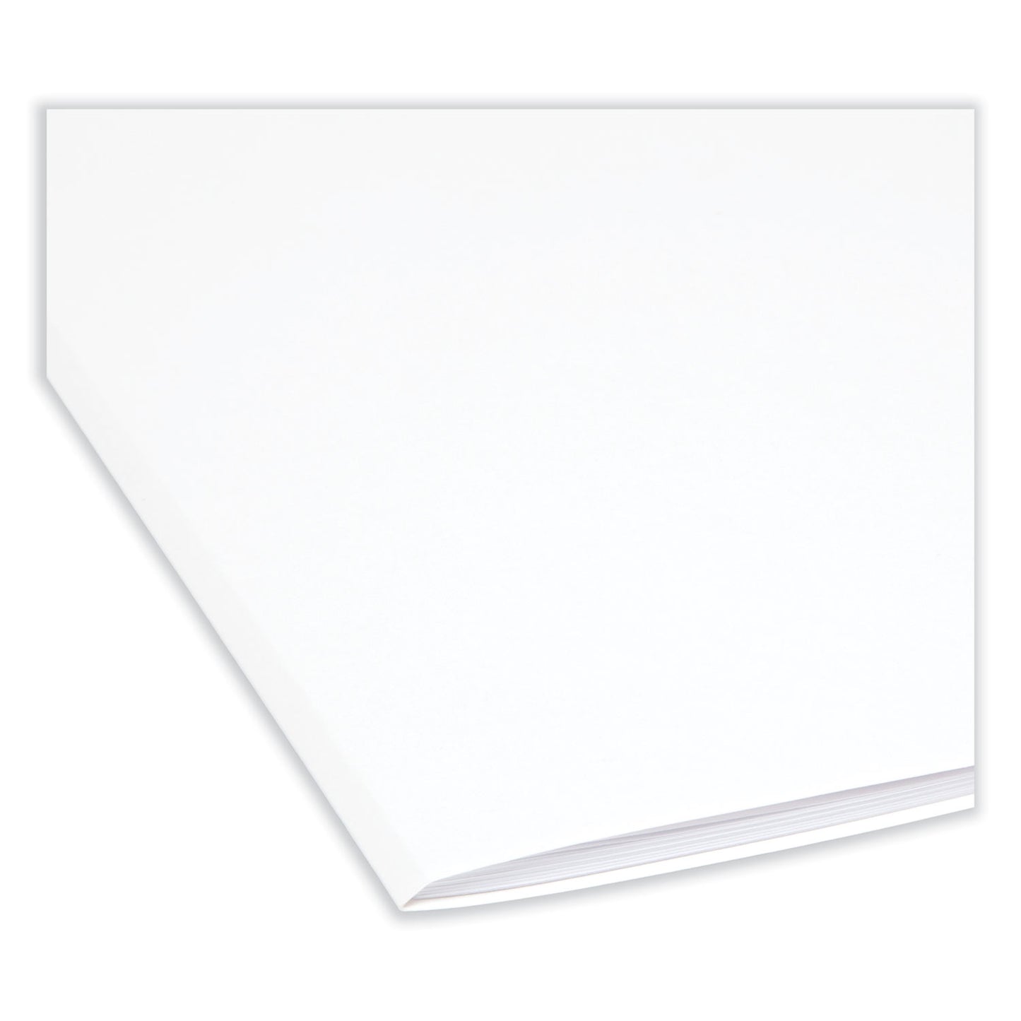 Smead Reinforced Top Tab Colored File Folders, 1/3-Cut Tabs: Assorted, Letter Size, 0.75" Expansion, White, 100/Box (12834)