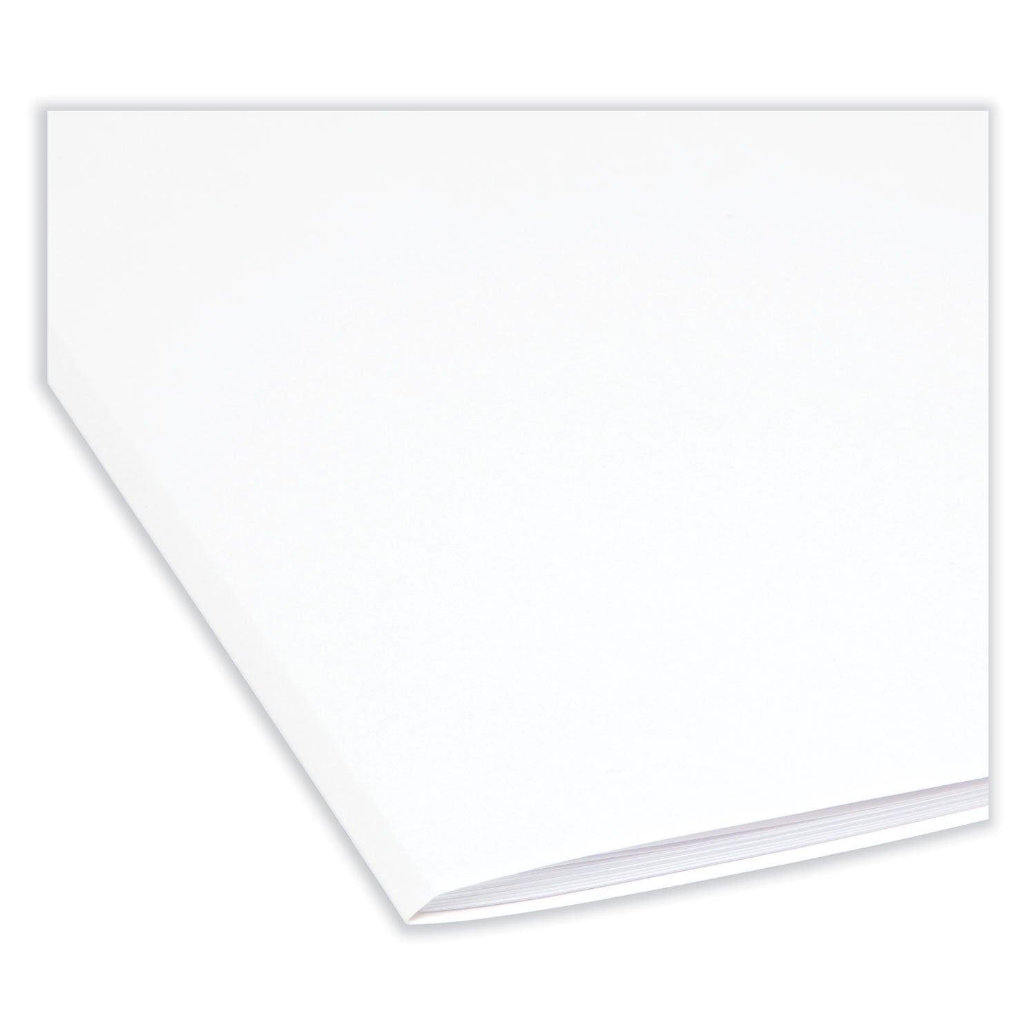 Smead Reinforced Top Tab Colored File Folders, 1/3-Cut Tabs: Assorted, Letter Size, 0.75" Expansion, White, 100/Box (12834)