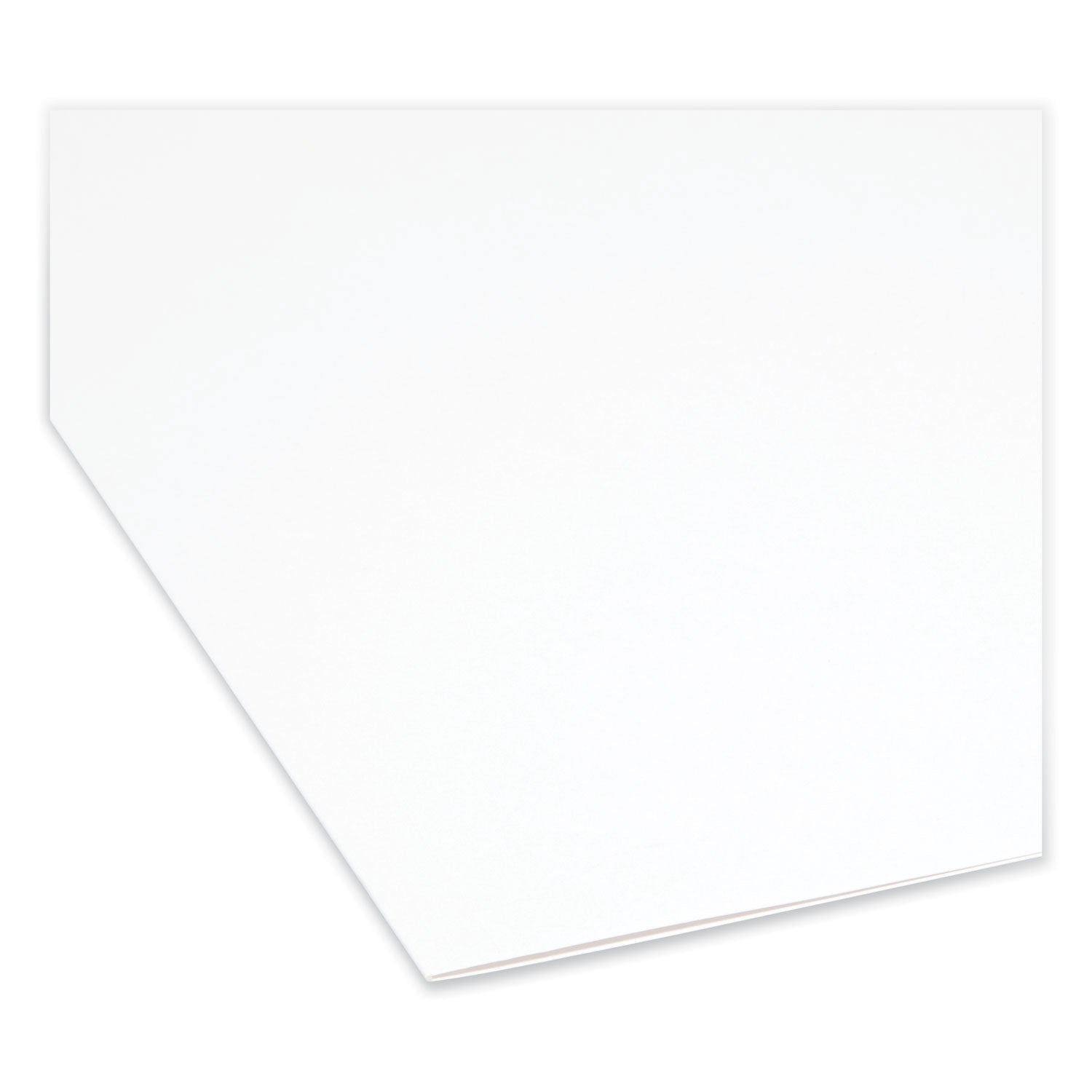 Smead Colored File Folders, 1/3-Cut Tabs: Assorted, Letter Size, 0.75" Expansion, White, 100/Box (12843)