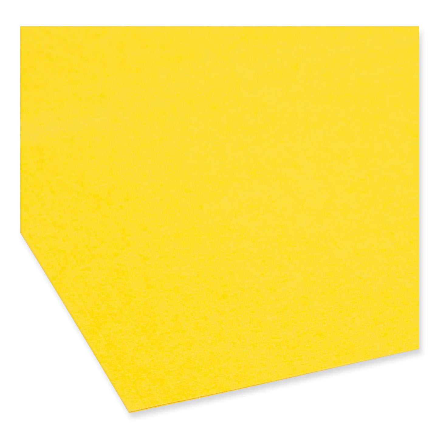 Smead Top Tab Colored Fastener Folders, 0.75" Expansion, 2 Fasteners, Letter Size, Yellow Exterior, 50/Box (12940)