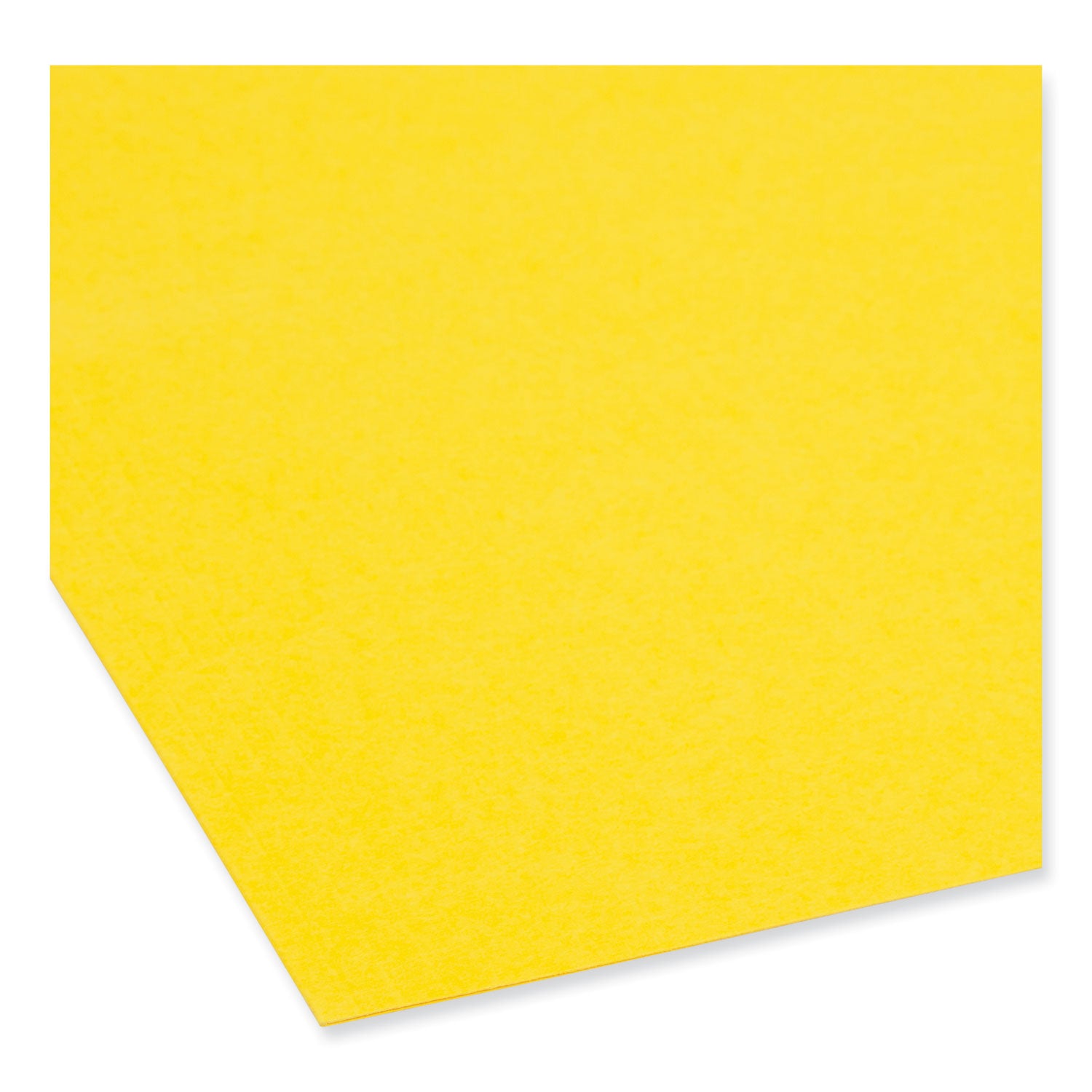 Smead Top Tab Colored Fastener Folders, 0.75" Expansion, 2 Fasteners, Letter Size, Yellow Exterior, 50/Box (12940)