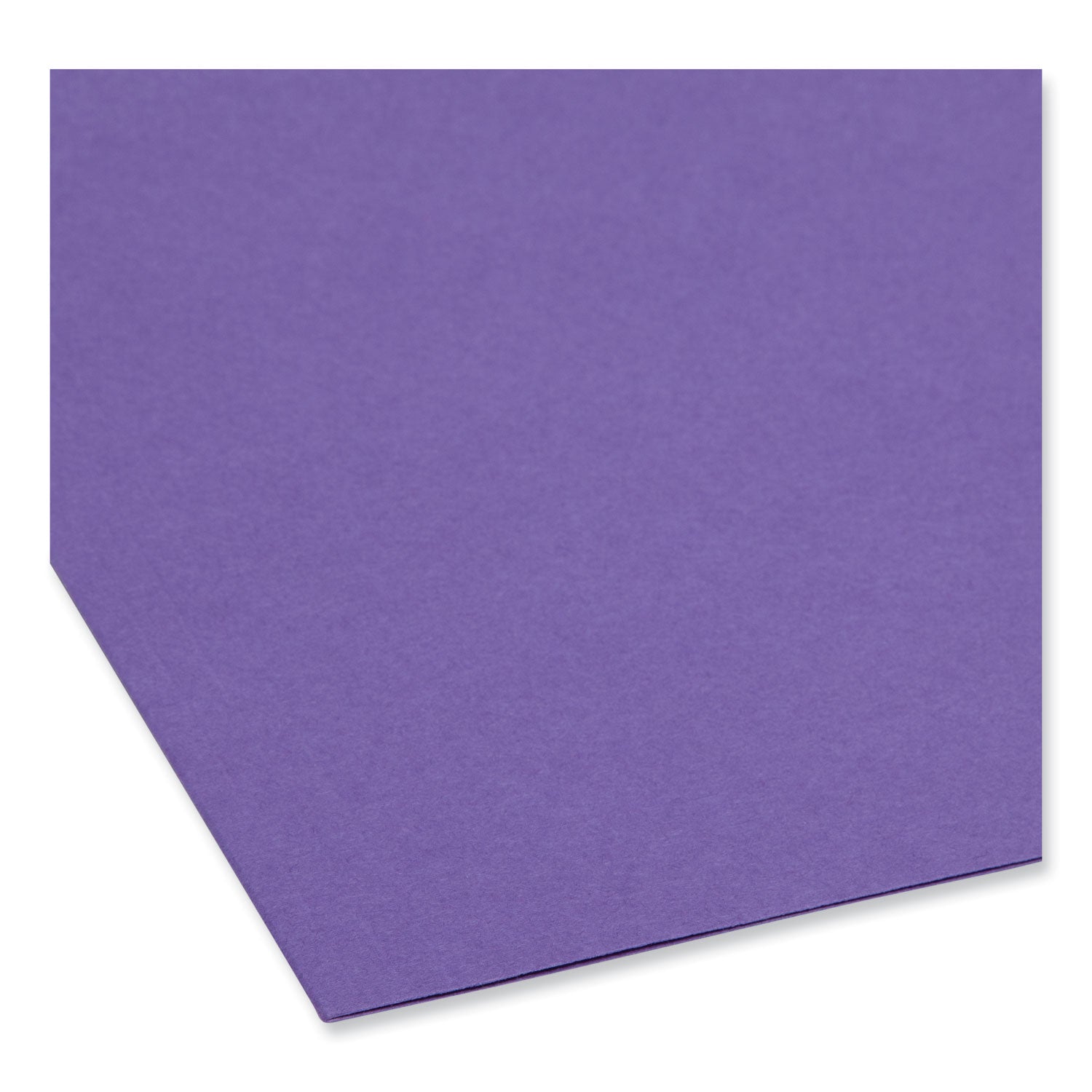 Smead Top Tab Colored Fastener Folders, 0.75" Expansion, 2 Fasteners, Letter Size, Purple Exterior, 50/Box (13040)