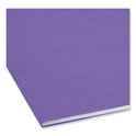Smead Top Tab Colored Fastener Folders, 0.75" Expansion, 2 Fasteners, Letter Size, Purple Exterior, 50/Box (13040)