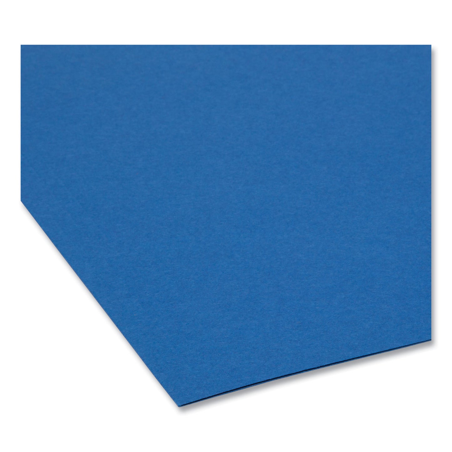 Smead Colored File Folders, 1/3-Cut Tabs: Assorted, Letter Size, 0.75" Expansion, Navy Blue, 100/Box (13193)