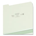 Smead Expanding Recycled Heavy Pressboard Folders, 1/3-Cut Tabs: Assorted, Letter Size, 2" Expansion, Gray-Green, 25/Box (13234)