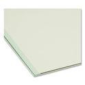 Smead Expanding Recycled Heavy Pressboard Folders, 1/3-Cut Tabs: Assorted, Letter Size, 2" Expansion, Gray-Green, 25/Box (13234)