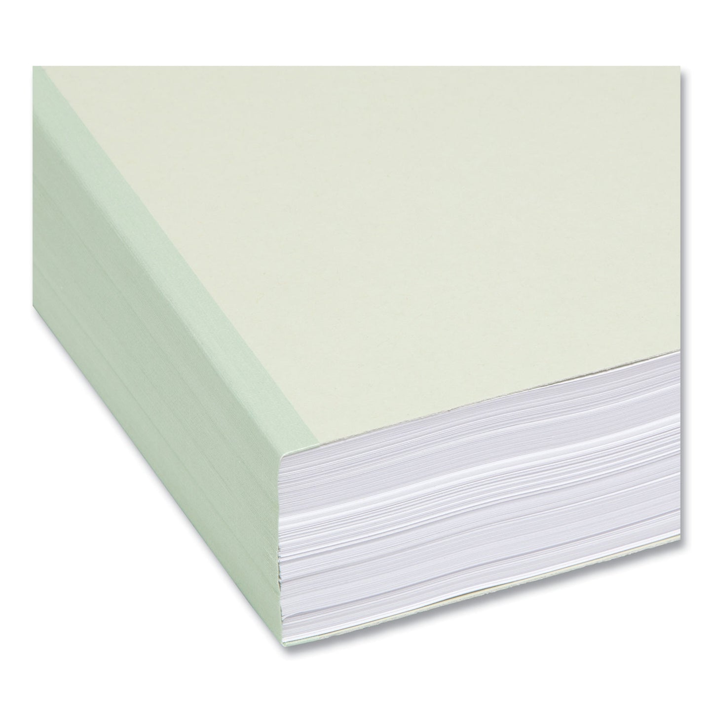 Smead Expanding Recycled Heavy Pressboard Folders, 1/3-Cut Tabs: Assorted, Letter Size, 2" Expansion, Gray-Green, 25/Box (13234)
