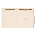 Smead Four-Section Top Tab Classification Folders, 2" Expansion, 1 Divider, 4 Fasteners, Letter Size, Manila, 10/Box (13700)