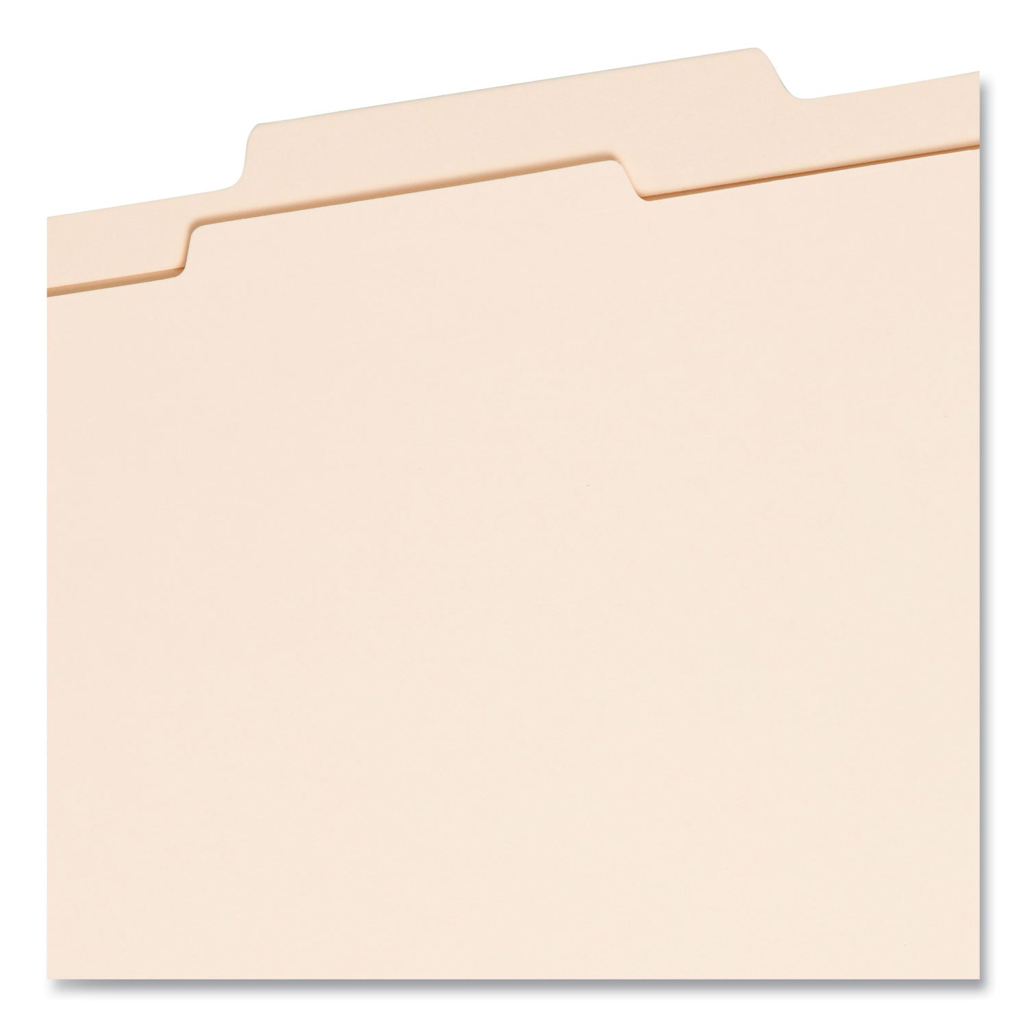 Smead Four-Section Top Tab Classification Folders, 2" Expansion, 1 Divider, 4 Fasteners, Letter Size, Manila, 10/Box (13700)