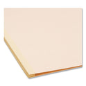 Smead Four-Section Top Tab Classification Folders, 2" Expansion, 1 Divider, 4 Fasteners, Letter Size, Manila, 10/Box (13700)
