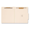 Smead Six-Section Top Tab Classification Folders, 2" Expansion, 2 Dividers, 6 Fasteners, Letter Size, Manila, 10/Box (14000)