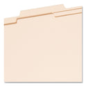 Smead Six-Section Top Tab Classification Folders, 2" Expansion, 2 Dividers, 6 Fasteners, Letter Size, Manila, 10/Box (14000)