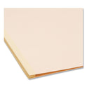 Smead Six-Section Top Tab Classification Folders, 2" Expansion, 2 Dividers, 6 Fasteners, Letter Size, Manila, 10/Box (14000)