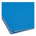 Smead Six-Section Poly Classification Folders, 2" Expansion, 2 Dividers, 6 Fasteners, Letter Size, Blue Exterior, 10/Box (14045)