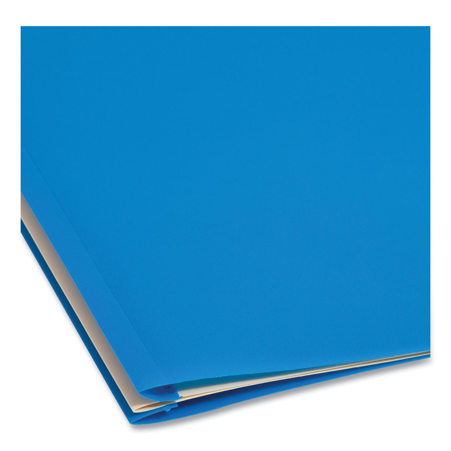 Smead Six-Section Poly Classification Folders, 2" Expansion, 2 Dividers, 6 Fasteners, Letter Size, Blue Exterior, 10/Box (14045)