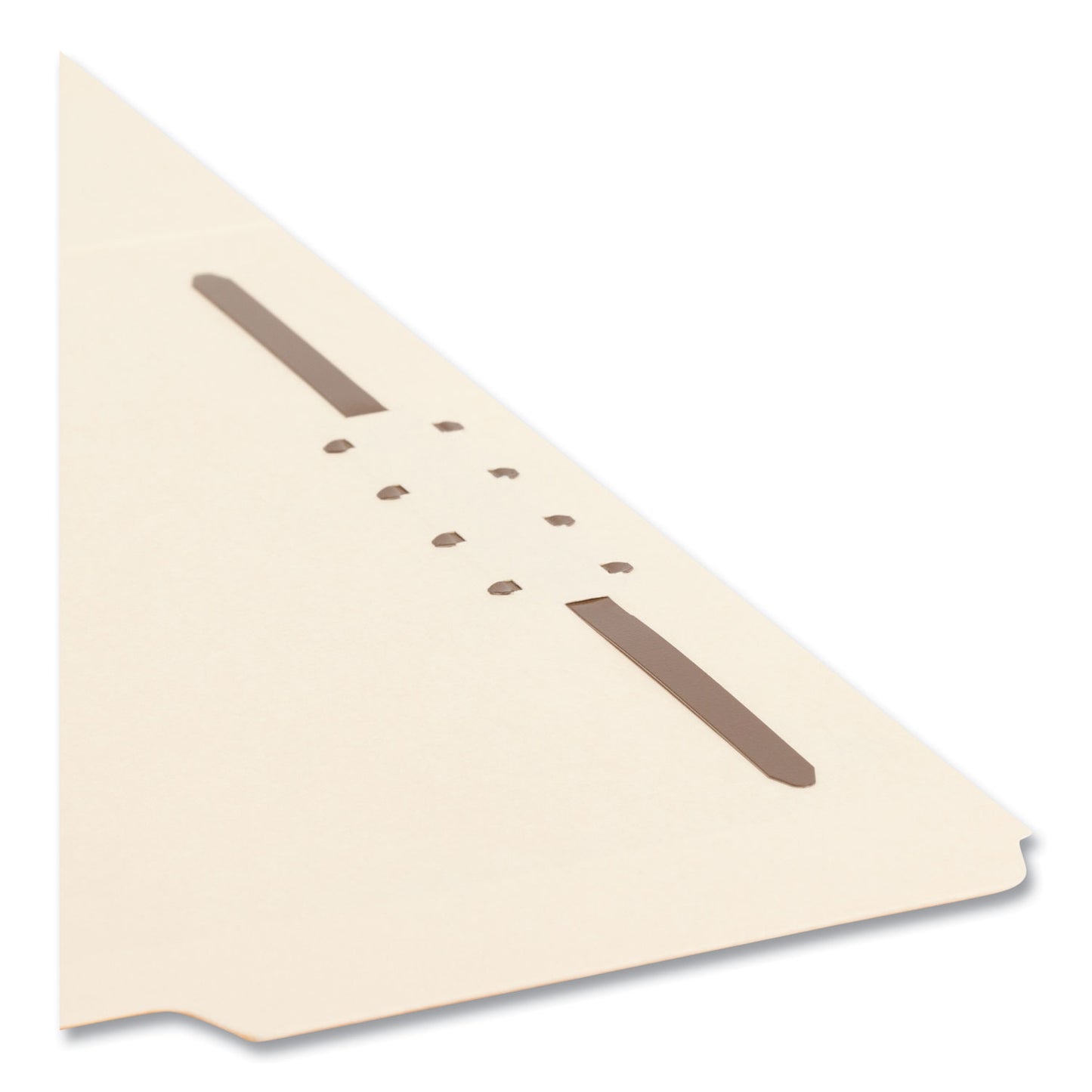 Smead Top Tab Fastener Folders, 1/3-Cut Tabs: Assorted, 0.75" Expansion, 1 Fastener, Letter Size, Manila Exterior, 50/Box (14534)