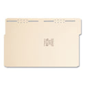 Smead Top Tab Fastener Folders, 1/3-Cut Tabs: Assorted, 0.75" Expansion, 2 Fasteners, Letter Size, Manila Exterior, 50/Box (14537)