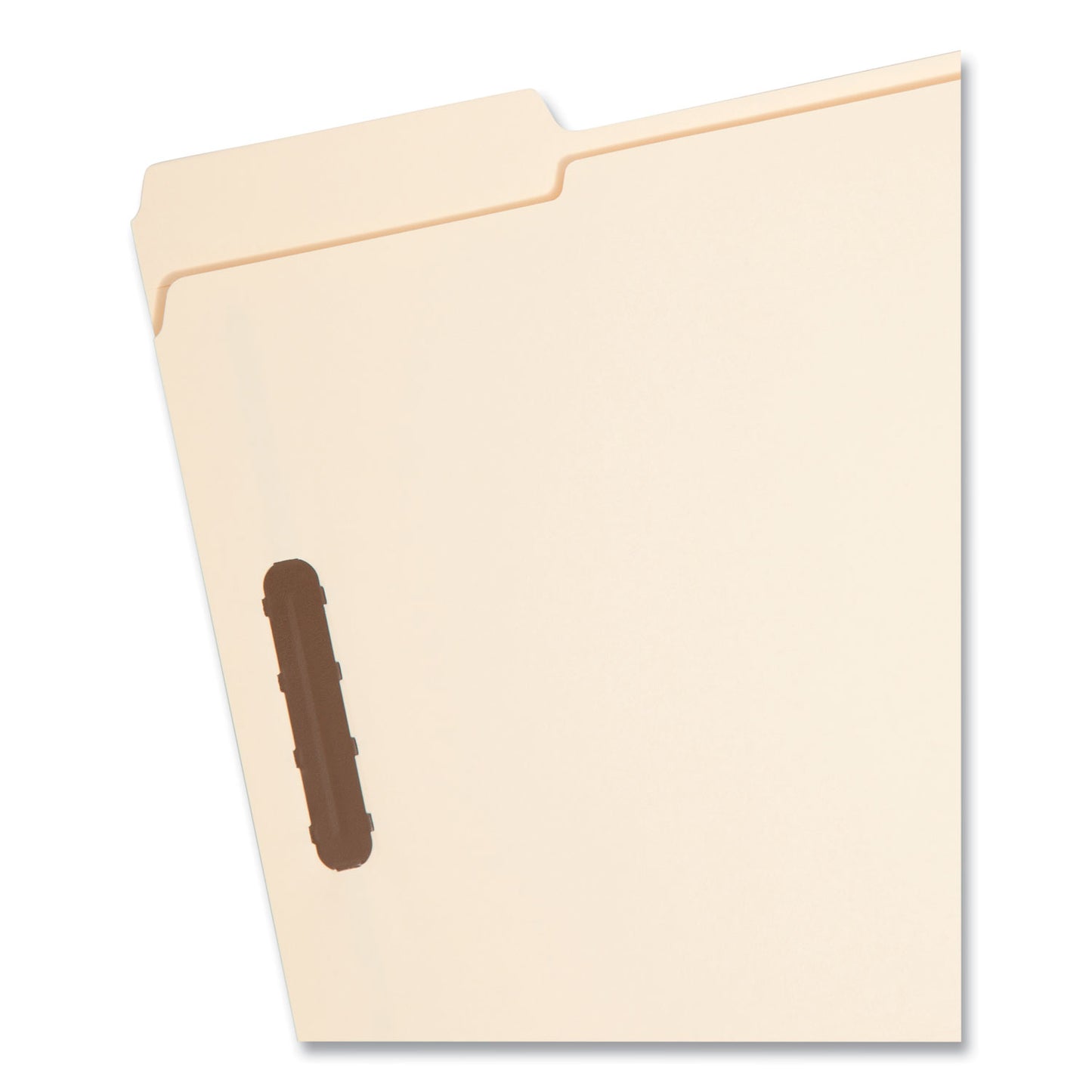 Smead Top Tab Fastener Folders, 1/3-Cut Tabs: Assorted, 0.75" Expansion, 2 Fasteners, Letter Size, Manila Exterior, 50/Box (14537)