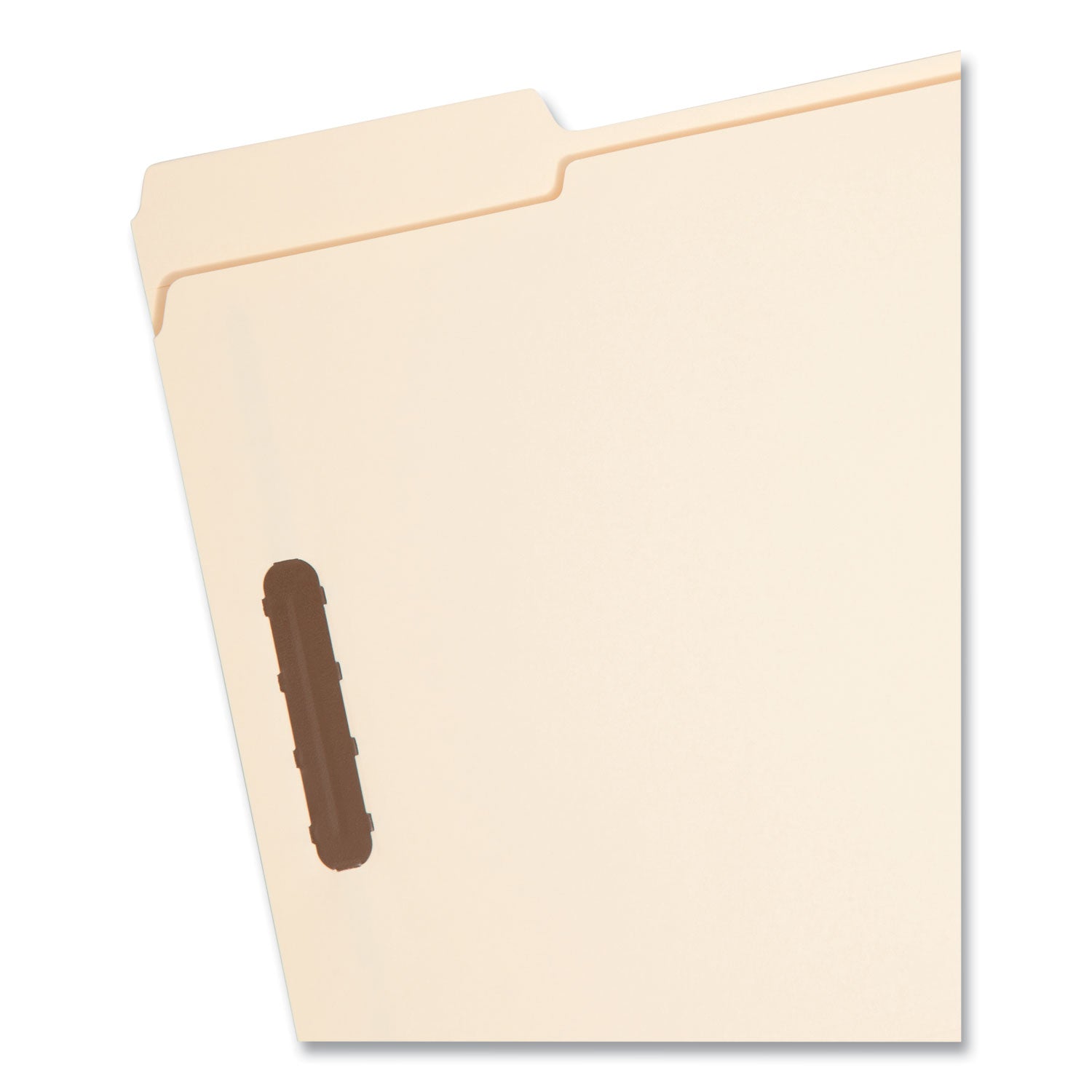Smead Top Tab Fastener Folders, 1/3-Cut Tabs: Assorted, 0.75" Expansion, 2 Fasteners, Letter Size, Manila Exterior, 50/Box (14537)