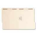 Smead Top Tab Fastener Folders, 1/3-Cut Tabs: Right, 0.75" Expansion, 2 Fasteners, Letter Size, Manila Exterior, 50/Box (14538)