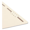 Smead Top Tab Fastener Folders, 1/3-Cut Tabs: Right, 0.75" Expansion, 2 Fasteners, Letter Size, Manila Exterior, 50/Box (14538)