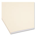 Smead SuperTab Reinforced Guide Height Fastener Folders, 14-pt Manila, 0.75" Expansion, 2 Fasteners, Letter Size, Manila, 50/Box (14545)