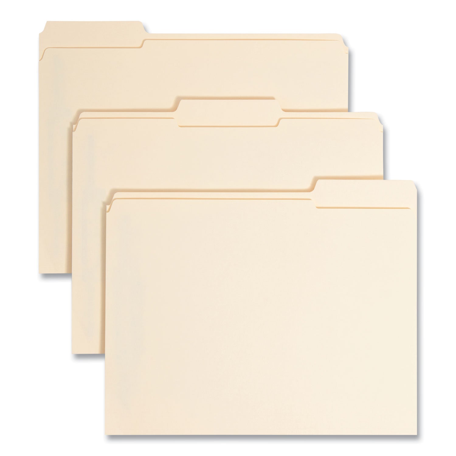 Smead Manila Fastener Folders with SafeSHIELD Coated Fasteners, 0.75" Expansion, 2 Fasteners, Letter Size, Manila Exterior, 50/Box (14555)