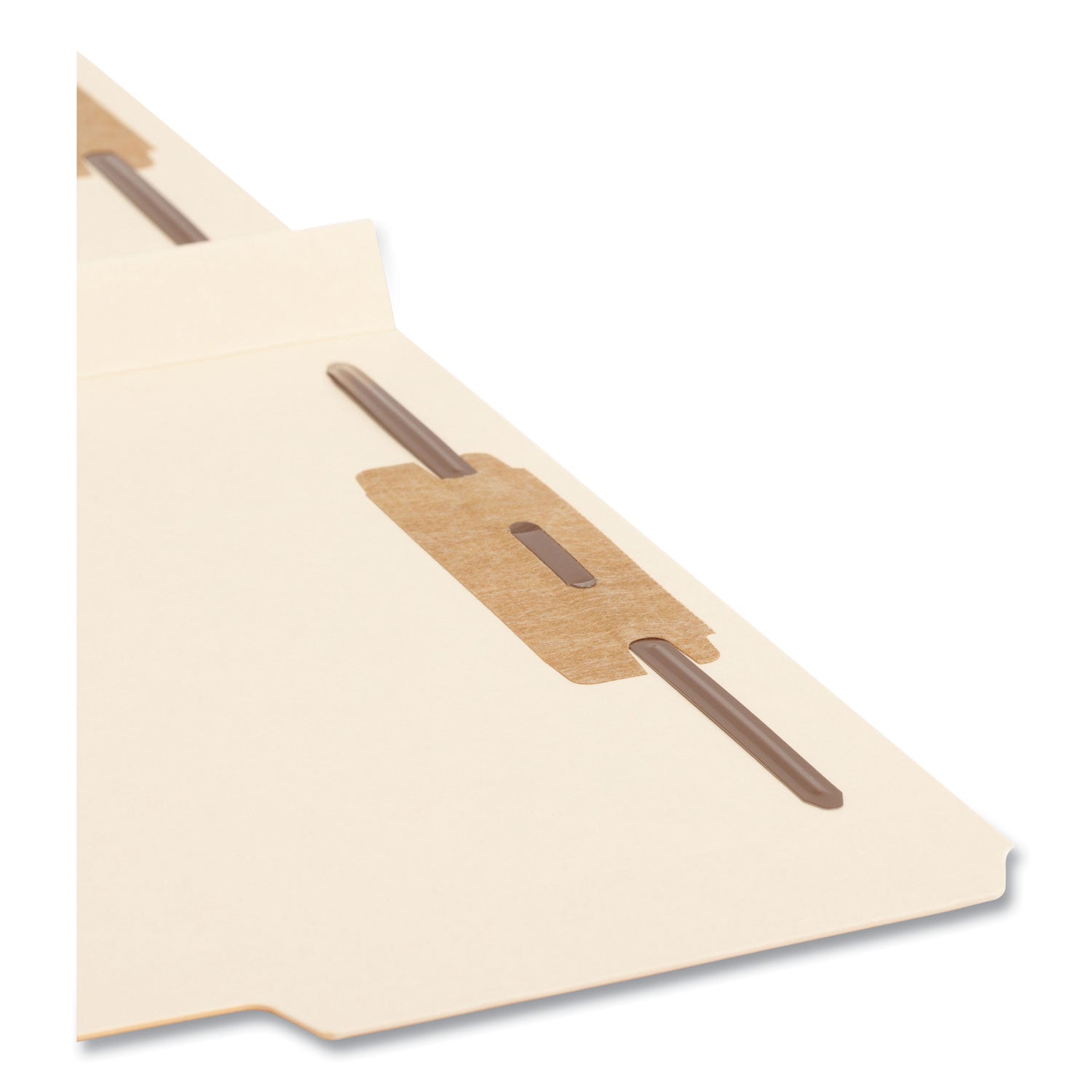 Smead Top Tab Manila Expansion Fastener Folders, 1.5" Expansion, 2 Fasteners, Letter Size, Manila Exterior, 50/Box (14595)