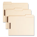 Smead Top Tab Heavyweight Manila Fastener Folders, 0.75" Expansion, 2 Fasteners, Letter Size, Manila Exterior, 50/Box (14600)