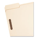 Smead Top Tab Heavyweight Manila Fastener Folders, 0.75" Expansion, 2 Fasteners, Letter Size, Manila Exterior, 50/Box (14600)