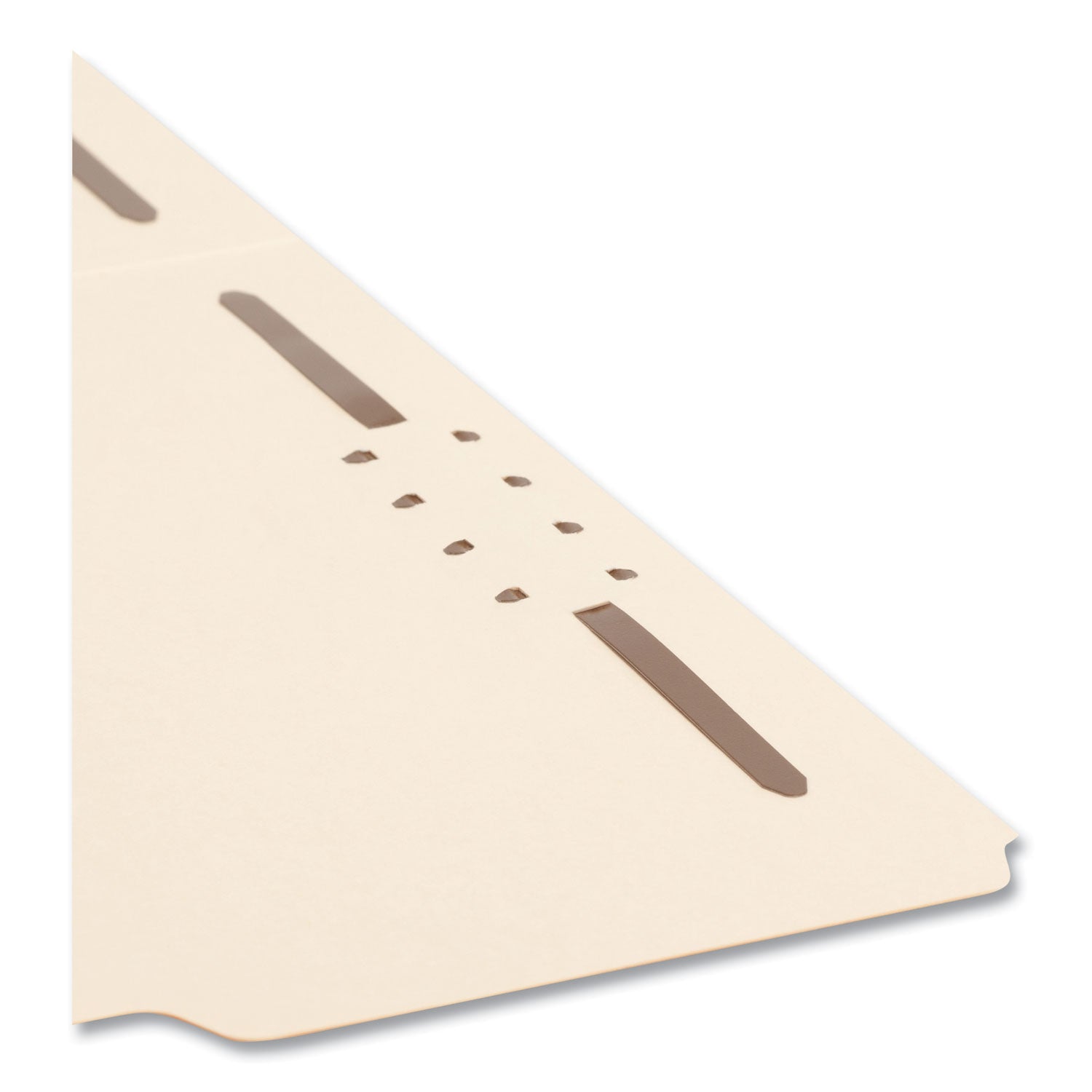 Smead Top Tab Heavyweight Manila Fastener Folders, 0.75" Expansion, 2 Fasteners, Letter Size, Manila Exterior, 50/Box (14600)