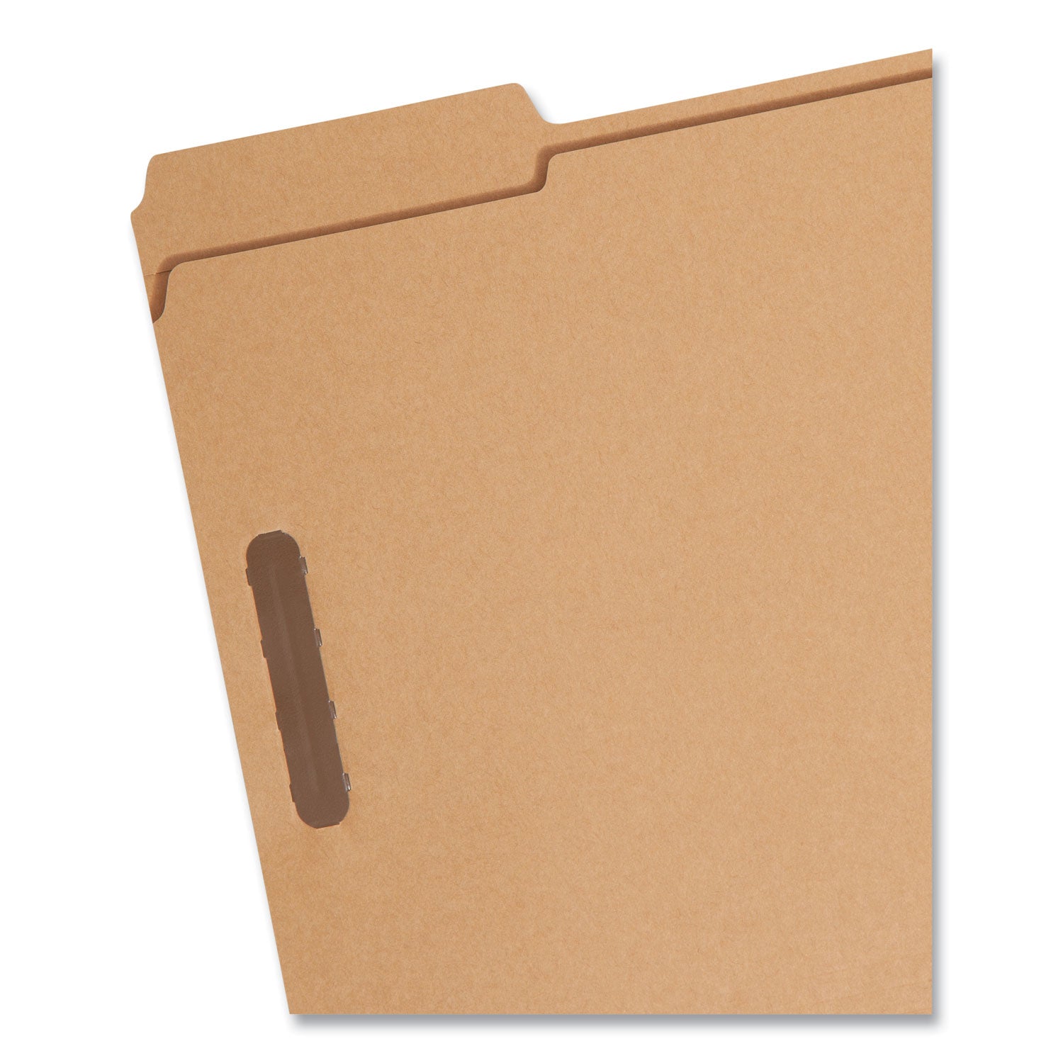Smead Top Tab Fastener Folders, 1/3-Cut Tabs: Assorted, 0.75" Expansion, 2 Fasteners, Letter Size, Kraft Exterior, 50/Box (14837)