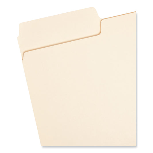 Smead SuperTab Top Tab File Folders, 1/3-Cut Tabs: Assorted, Legal Size, 0.75" Expansion, 11-pt Manila, 100/Box (15301)