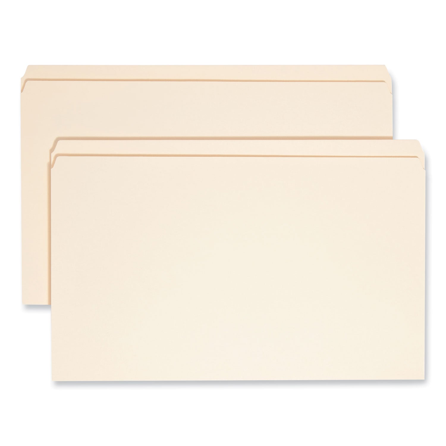 Smead Reinforced Tab Manila File Folders, Straight Tabs, Legal Size, 0.75" Expansion, 11-pt Manila, 100/Box (15310)