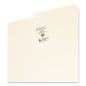 Smead Manila File Folders, 1/2-Cut Tabs: Assorted, Legal Size, 0.75" Expansion, Manila, 100/Box (15320)
