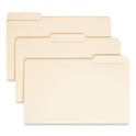 Smead Manila File Folders, 1/3-Cut Tabs: Assorted, Legal Size, 0.75" Expansion, Manila, 100/Box (15330)