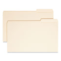 Smead Reinforced Tab Manila File Folders, 1/3-Cut Tabs: Right Position, Legal Size, 0.75" Expansion, 11-pt Manila, 100/Box (15337)