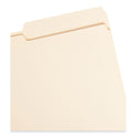 Smead Manila Guide Height Systems File Folders, 2/5-Cut Tabs: Right of Center, Legal Size, 0.75" Expansion, Manila, 100/Box (15385)