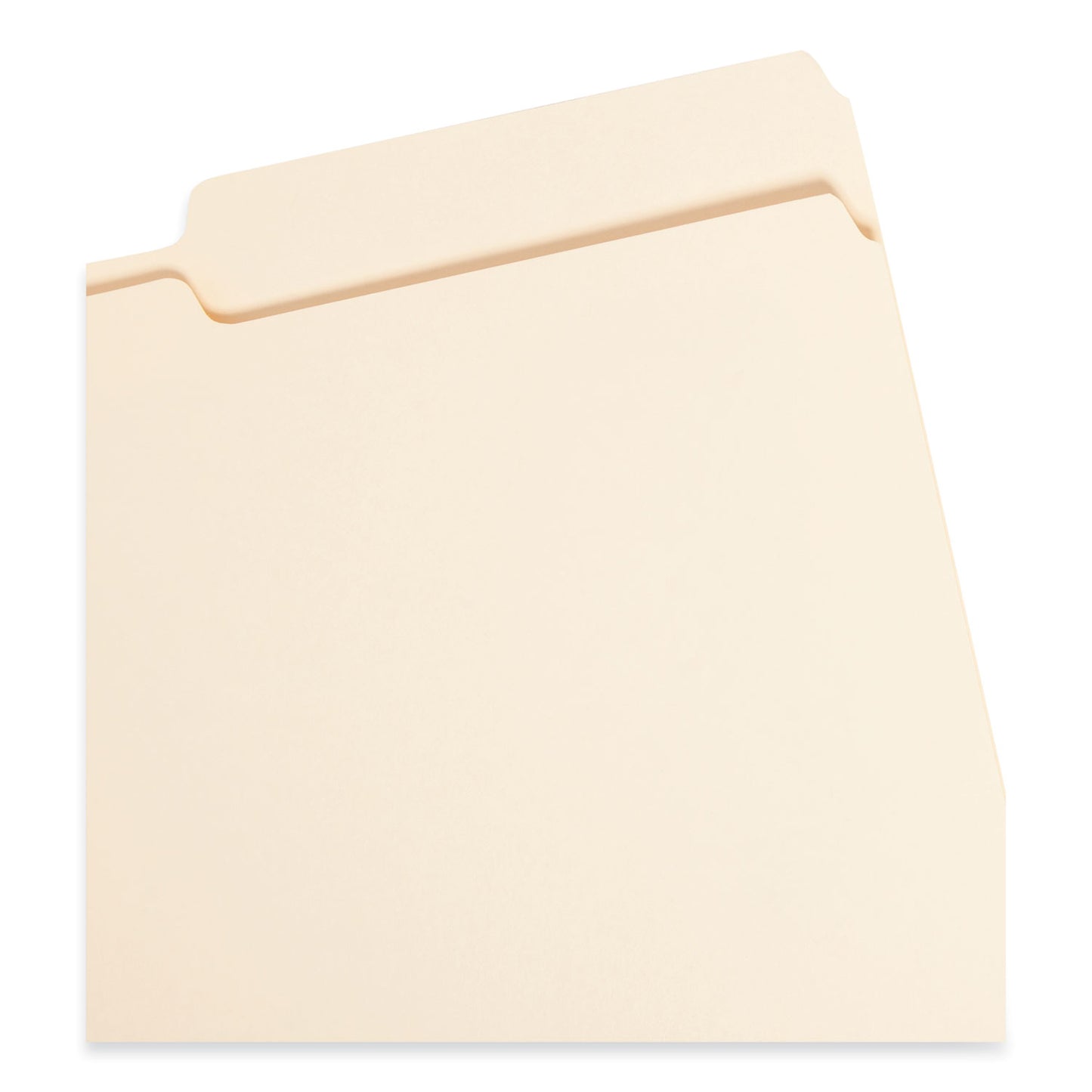 Smead Manila Guide Height Systems File Folders, 2/5-Cut Tabs: Right of Center, Legal Size, 0.75" Expansion, Manila, 100/Box (15385)