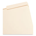 Smead Reinforced Guide Height File Folders, 2/5-Cut Tabs: Right Position, Legal Size, 0.75" Expansion, Manila, 100/Box (15386)