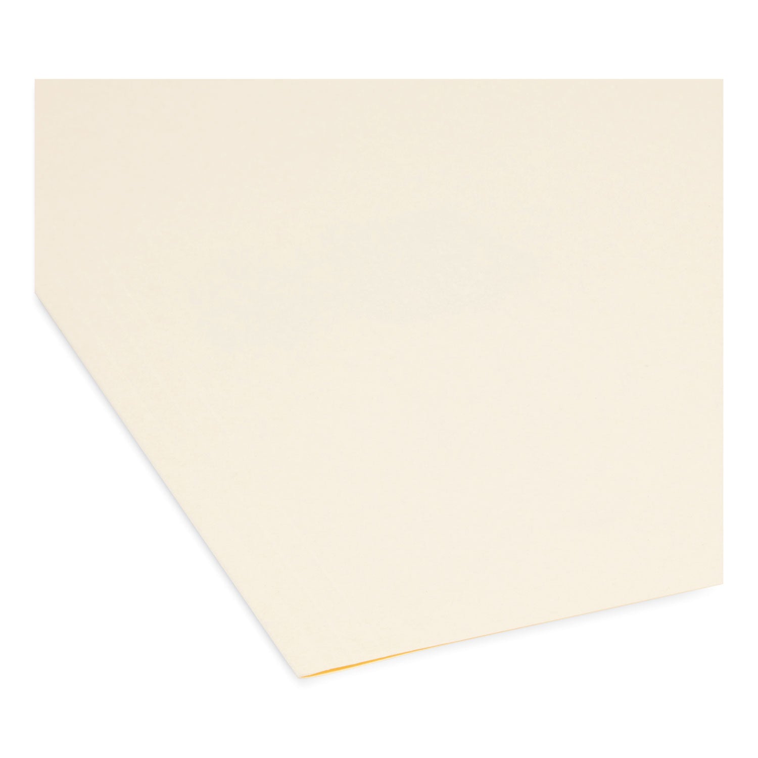 Smead Reinforced Guide Height File Folders, 2/5-Cut Tabs: Right Position, Legal Size, 0.75" Expansion, Manila, 100/Box (15386)