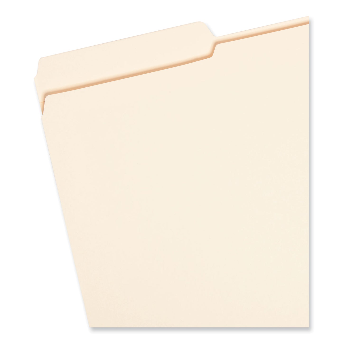 Smead Reinforced Tab Manila File Folders, 1/3-Cut Tabs: Assorted, Legal Size, 0.75" Expansion, 14-pt Manila, 100/Box (15434)