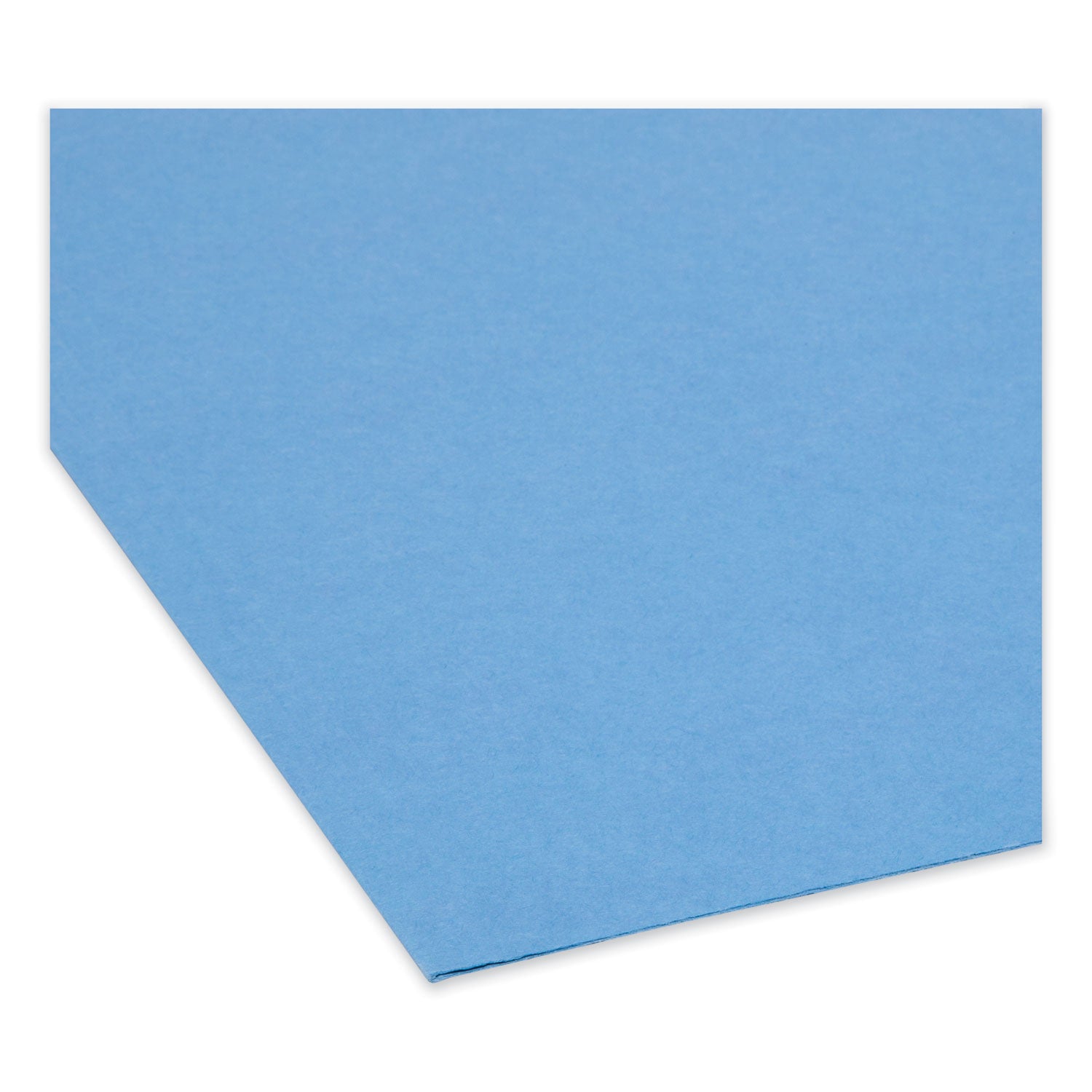 Smead Reinforced Top Tab Colored File Folders, 1/3-Cut Tabs: Assorted, Legal Size, 0.75" Expansion, Blue, 100/Box (17034)