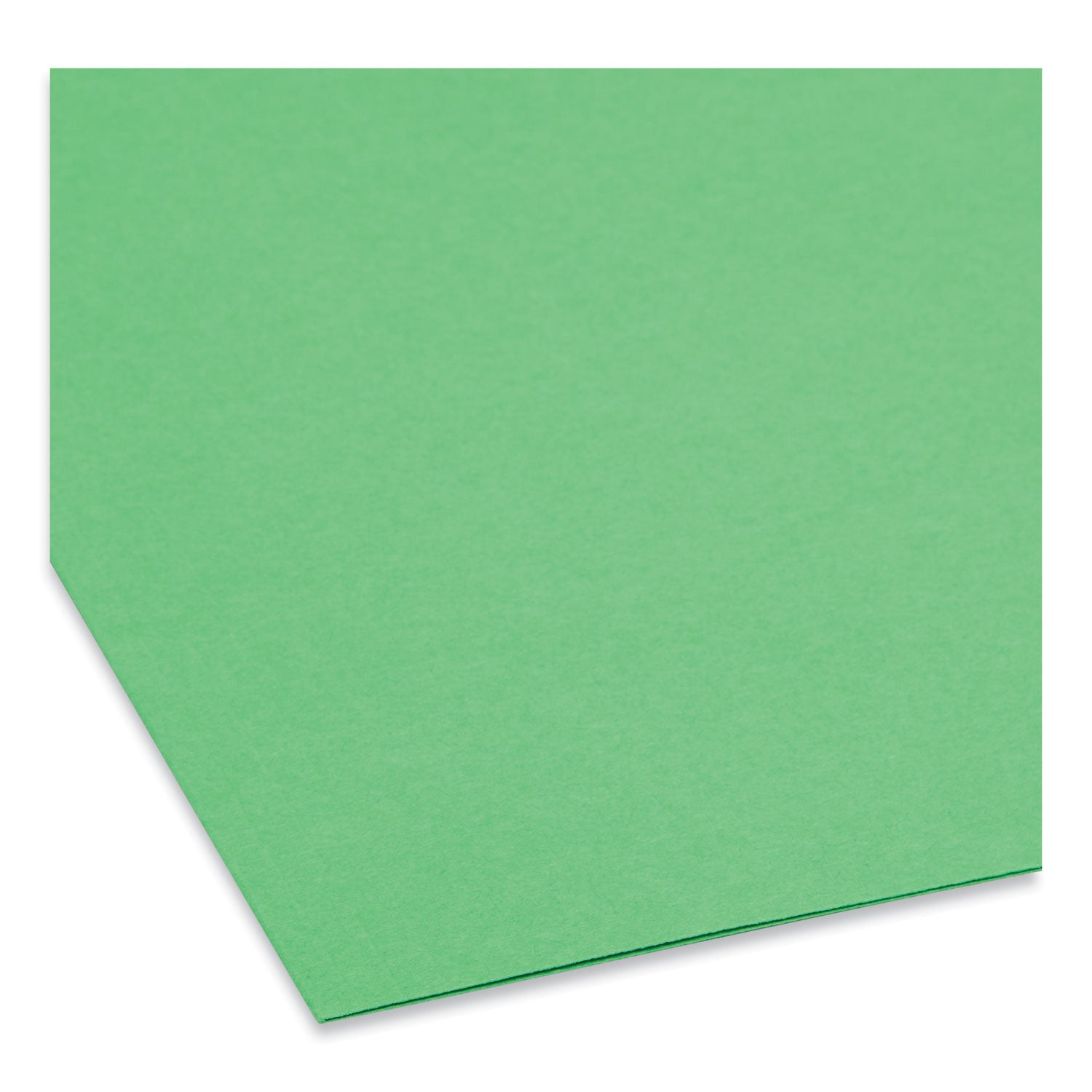 Smead Top Tab Colored Fastener Folders, 0.75" Expansion, 2 Fasteners, Legal Size, Green Exterior, 50/Box (17140)