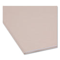 Smead Reinforced Top Tab Colored File Folders, 1/3-Cut Tabs: Assorted, Legal Size, 0.75" Expansion, Gray, 100/Box (17334)