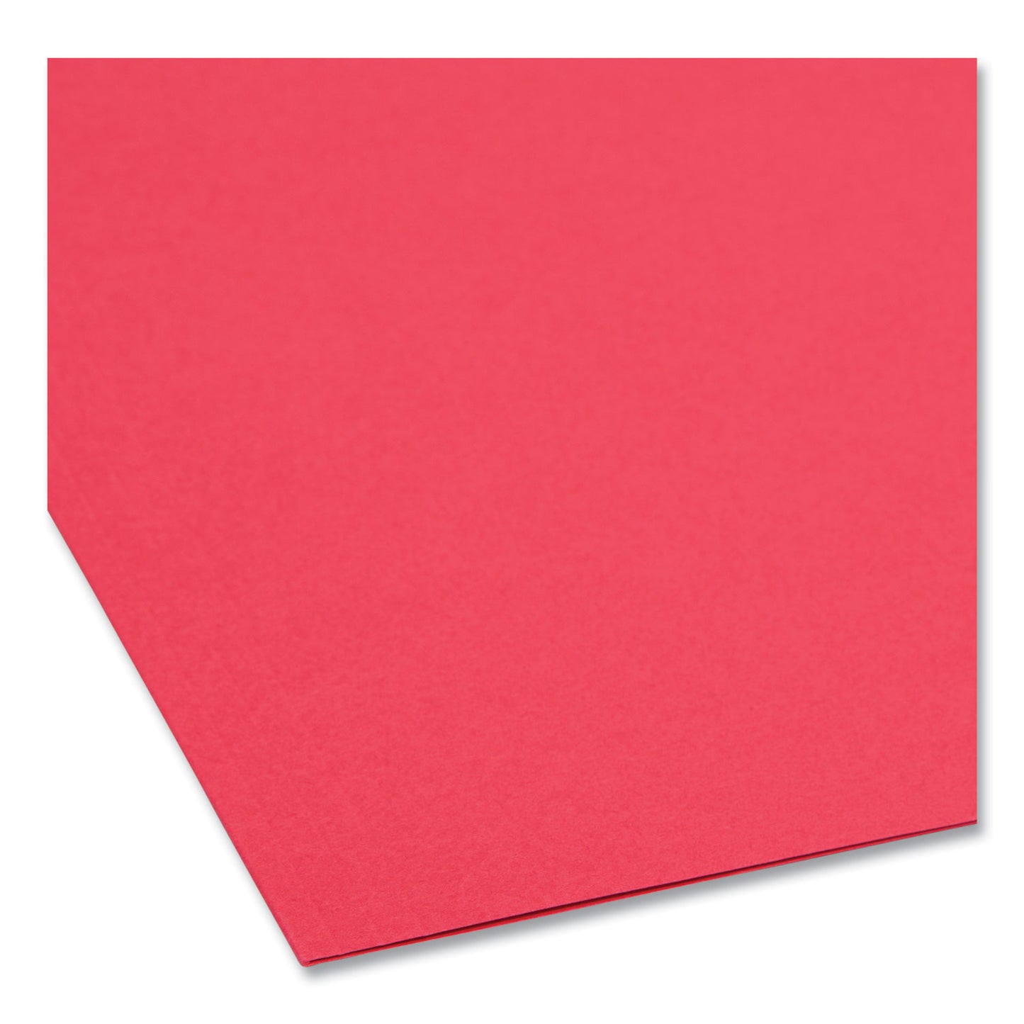 Smead Top Tab Colored Fastener Folders, 0.75" Expansion, 2 Fasteners, Legal Size, Red Exterior, 50/Box (17740)