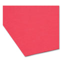 Smead Colored File Folders, 1/3-Cut Tabs: Assorted, Legal Size, 0.75" Expansion, Red, 100/Box (17743)
