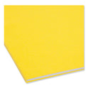 Smead Top Tab Colored Fastener Folders, 0.75" Expansion, 2 Fasteners, Legal Size, Yellow Exterior, 50/Box (17940)
