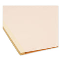 Smead Four-Section Top Tab Classification Folders, 2" Expansion, 1 Divider, 4 Fasteners, Legal Size, Manila, 10/Box (18700)